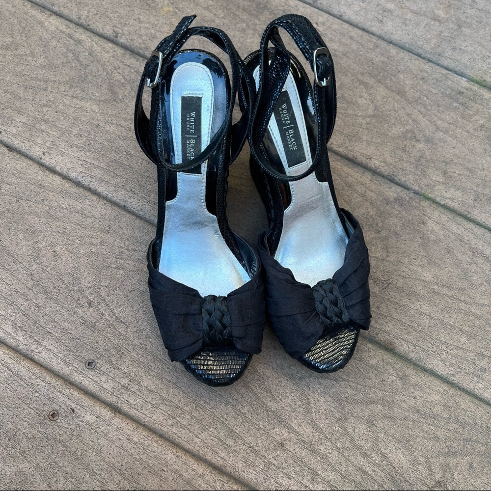 White House Black Market Gianna Espadrille Wedge Platform Sandal